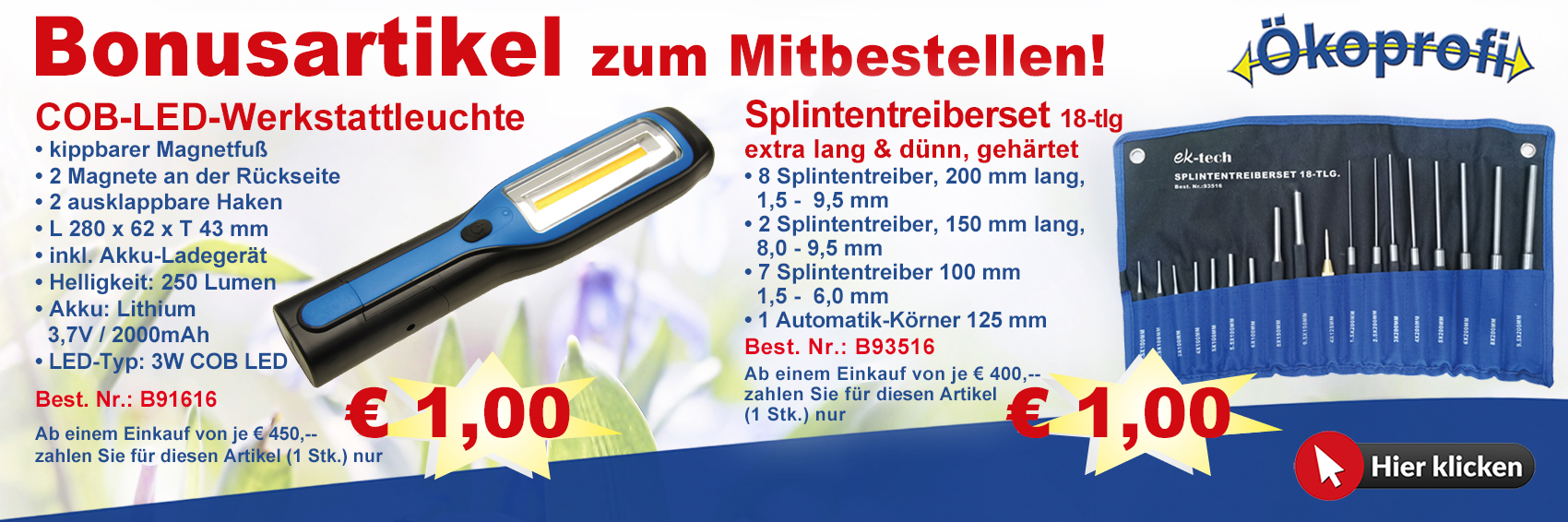 Aktionen Slider