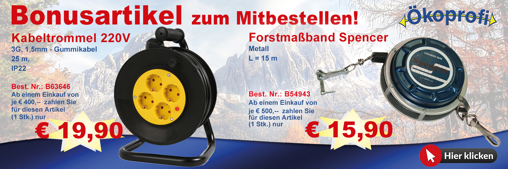 Aktionen Slider