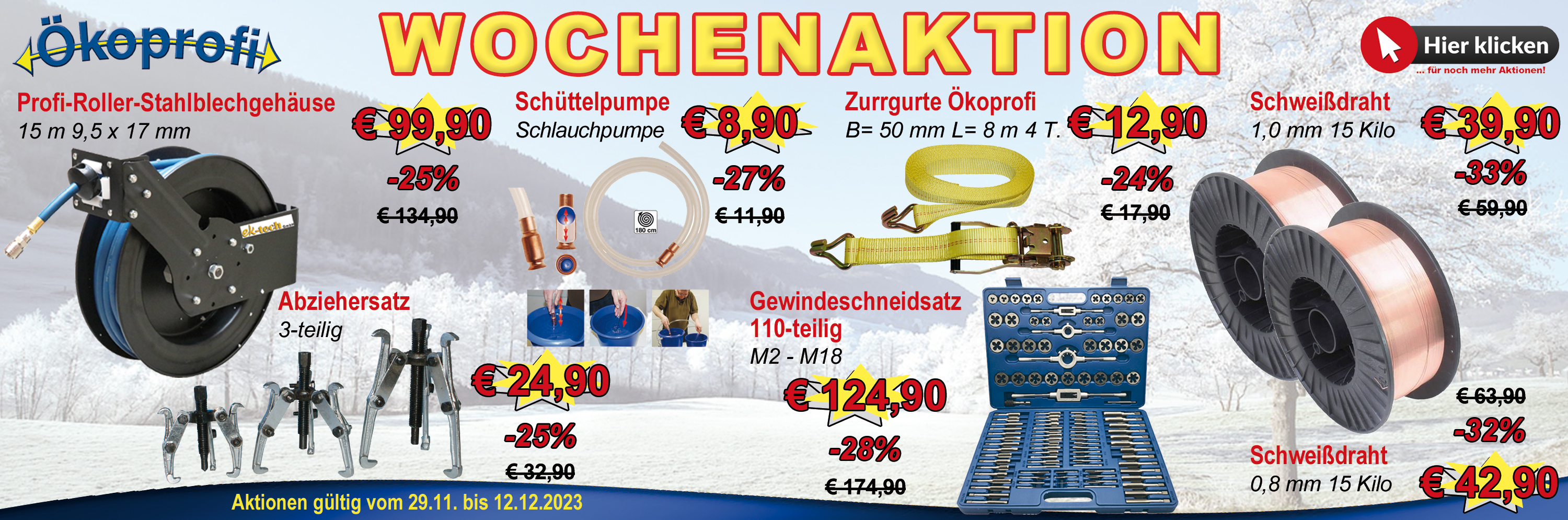 Aktionen Slider