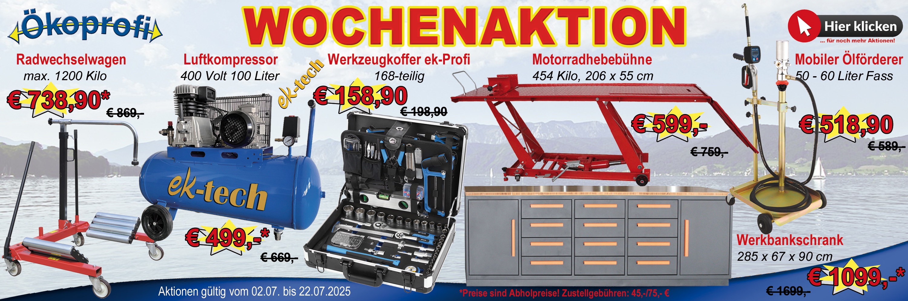 Aktionen Slider