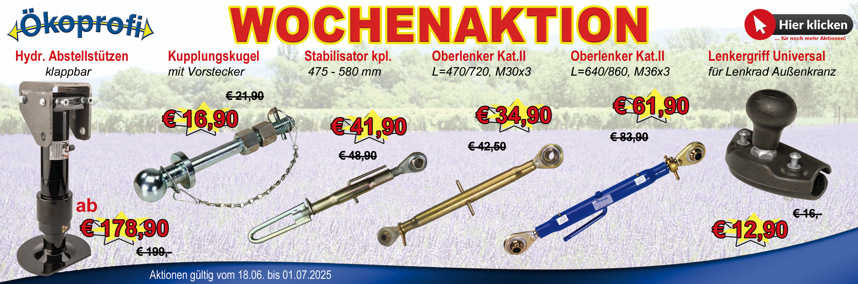Aktionen Slider