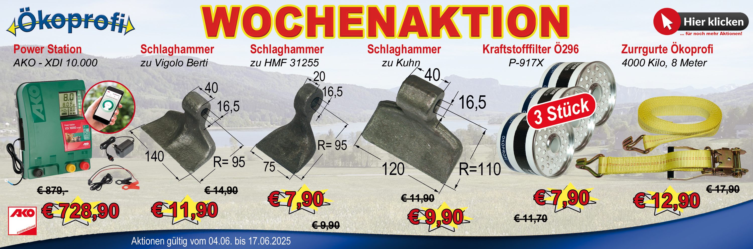 Aktionen Slider