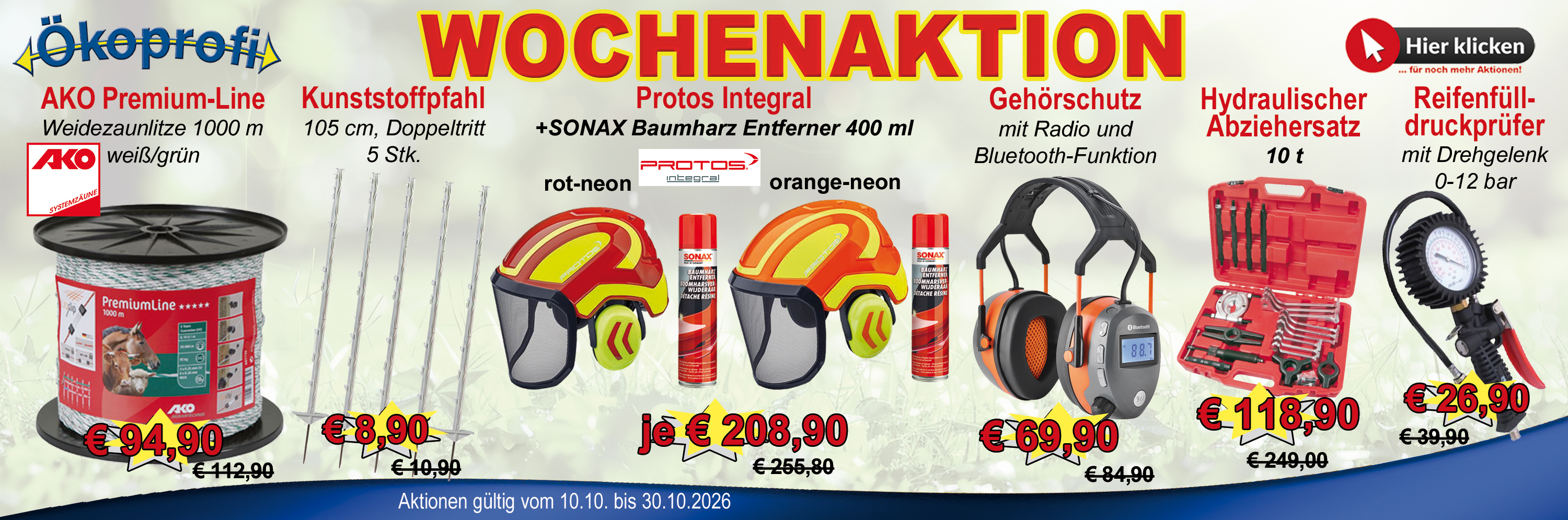 Aktionen Slider