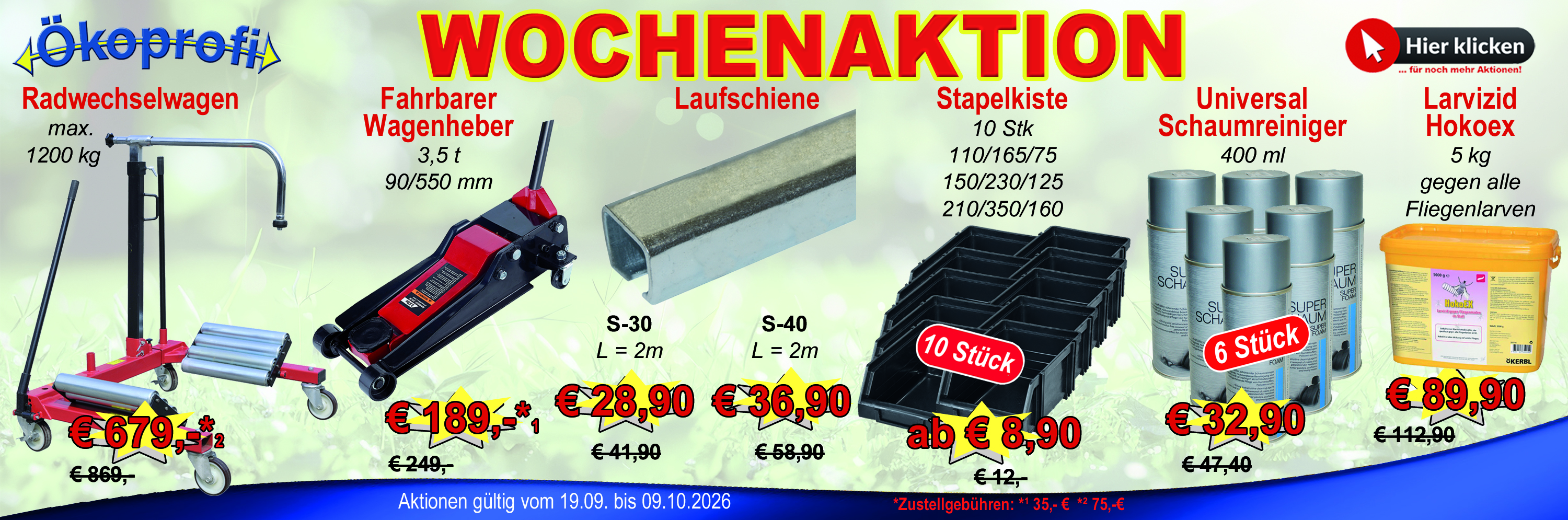 Aktionen Slider