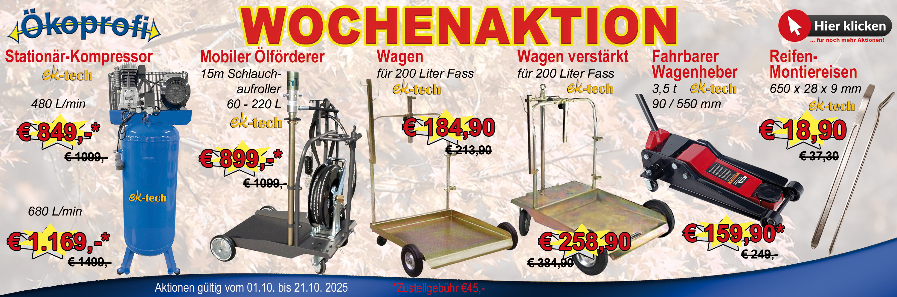 Aktionen Slider