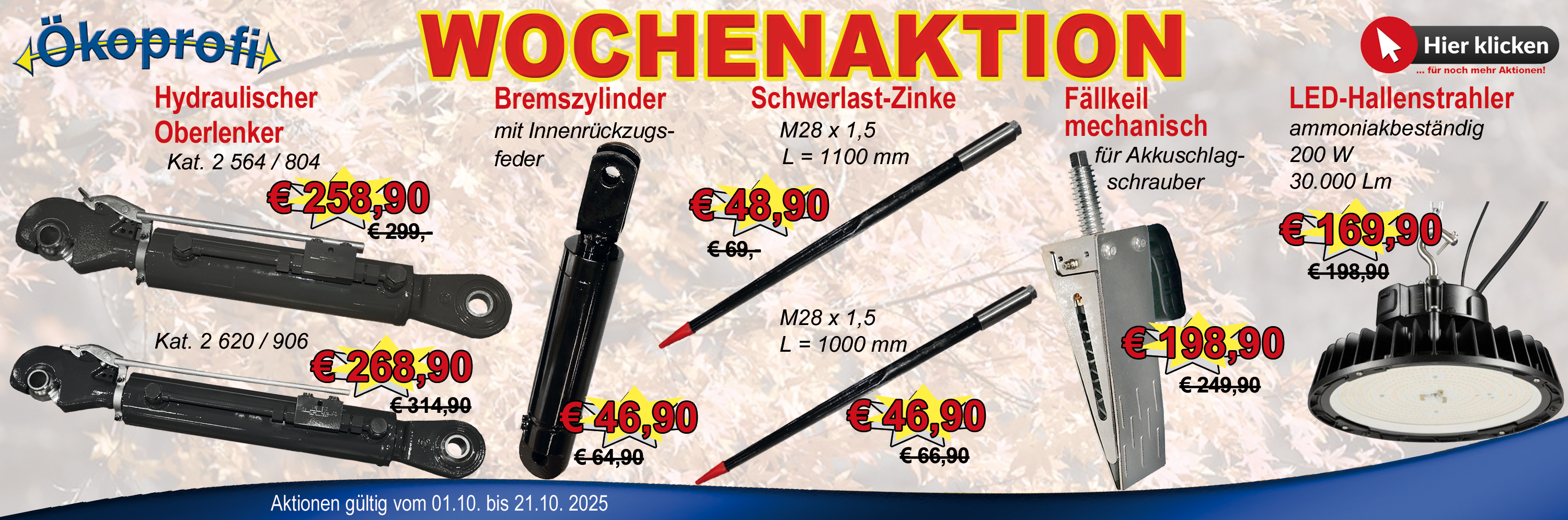 Aktionen Slider