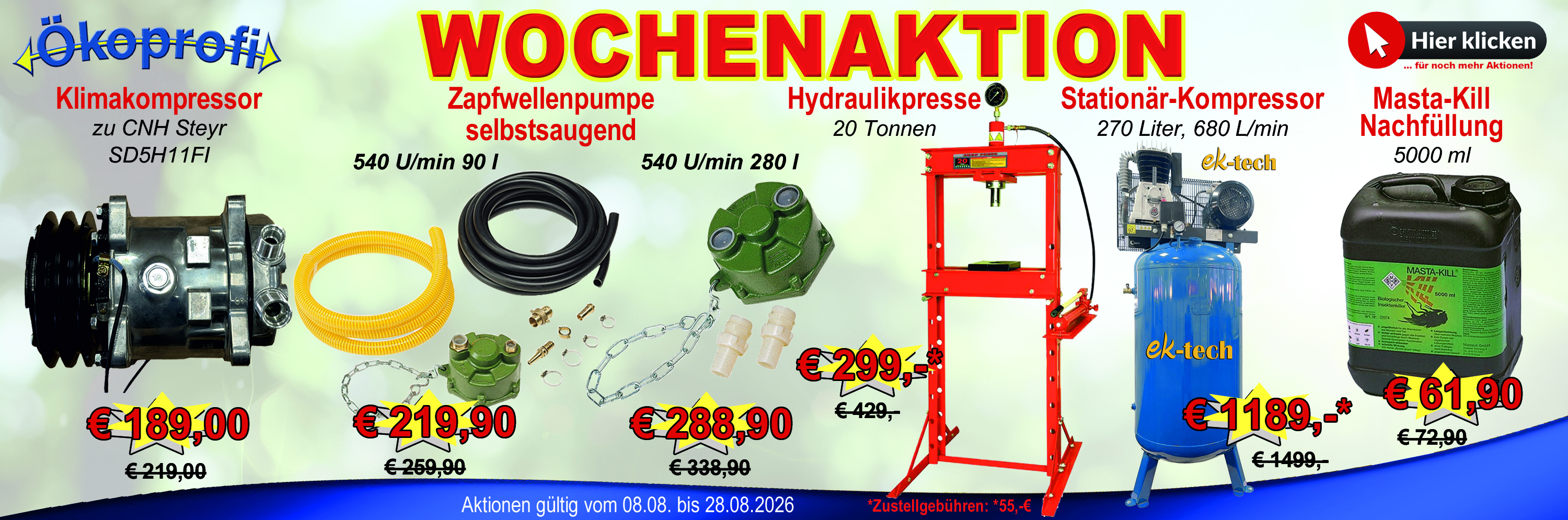 Aktionen Slider