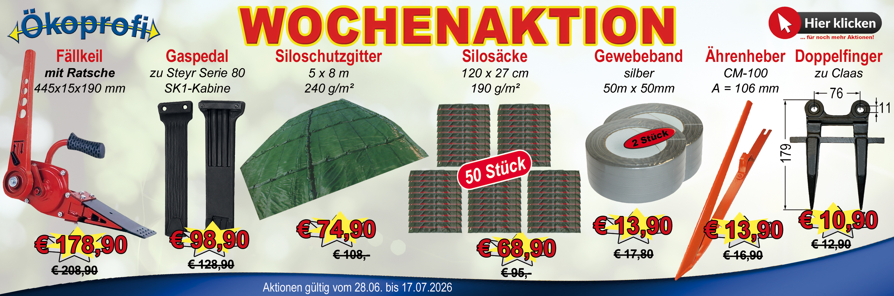 Aktionen Slider