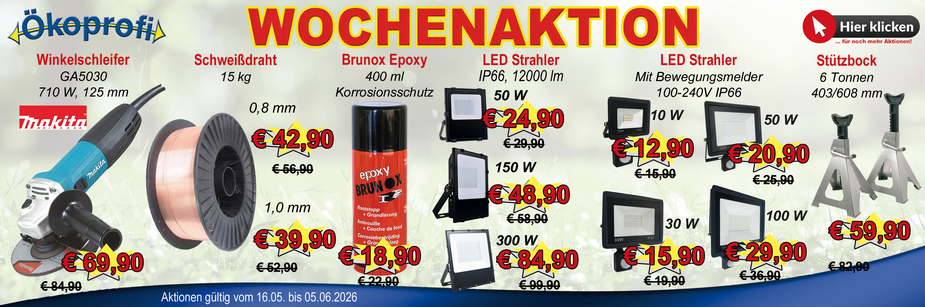 Aktionen Slider