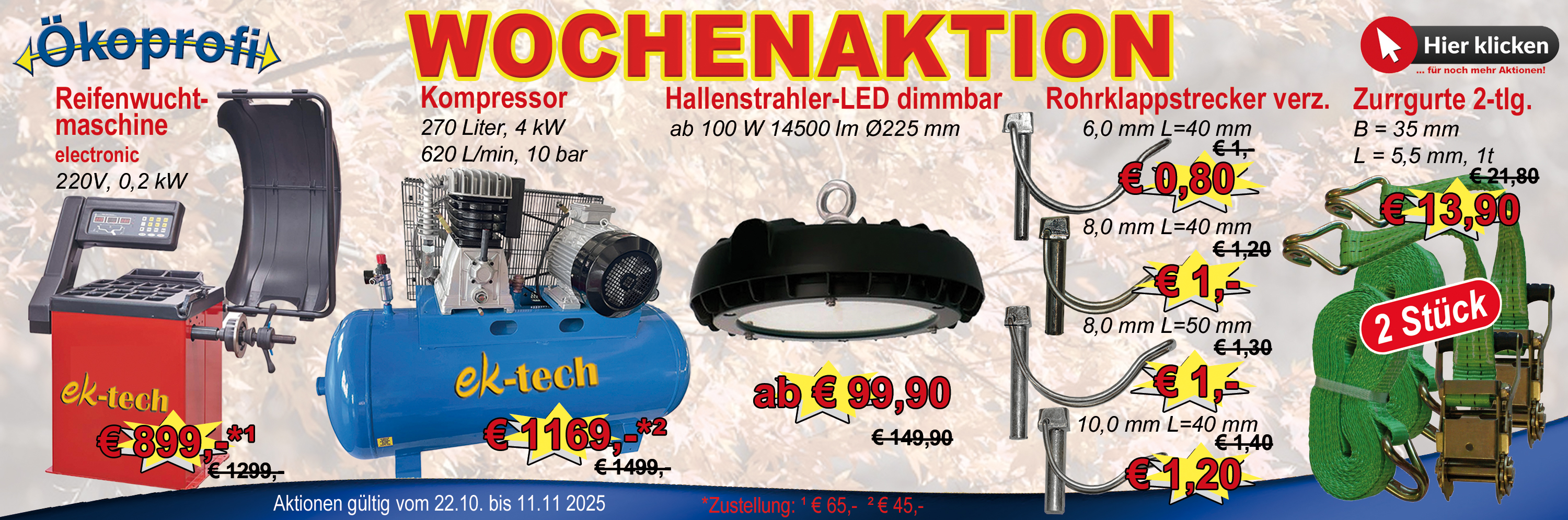 Aktionen Slider