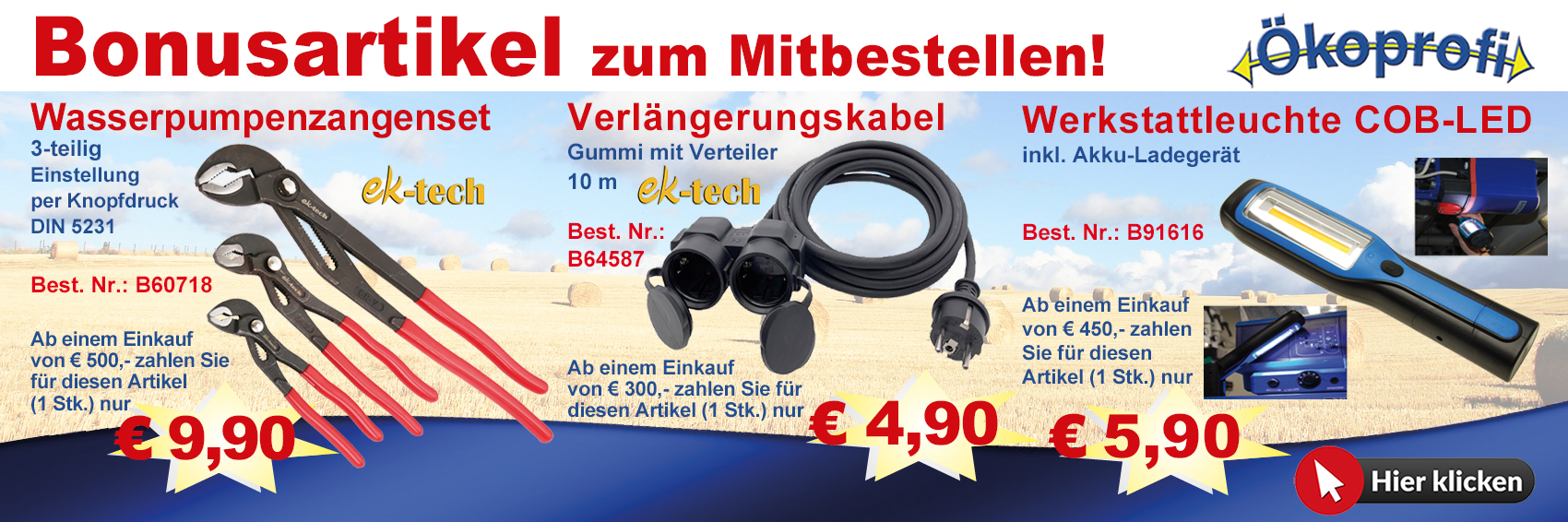 Aktionen Slider