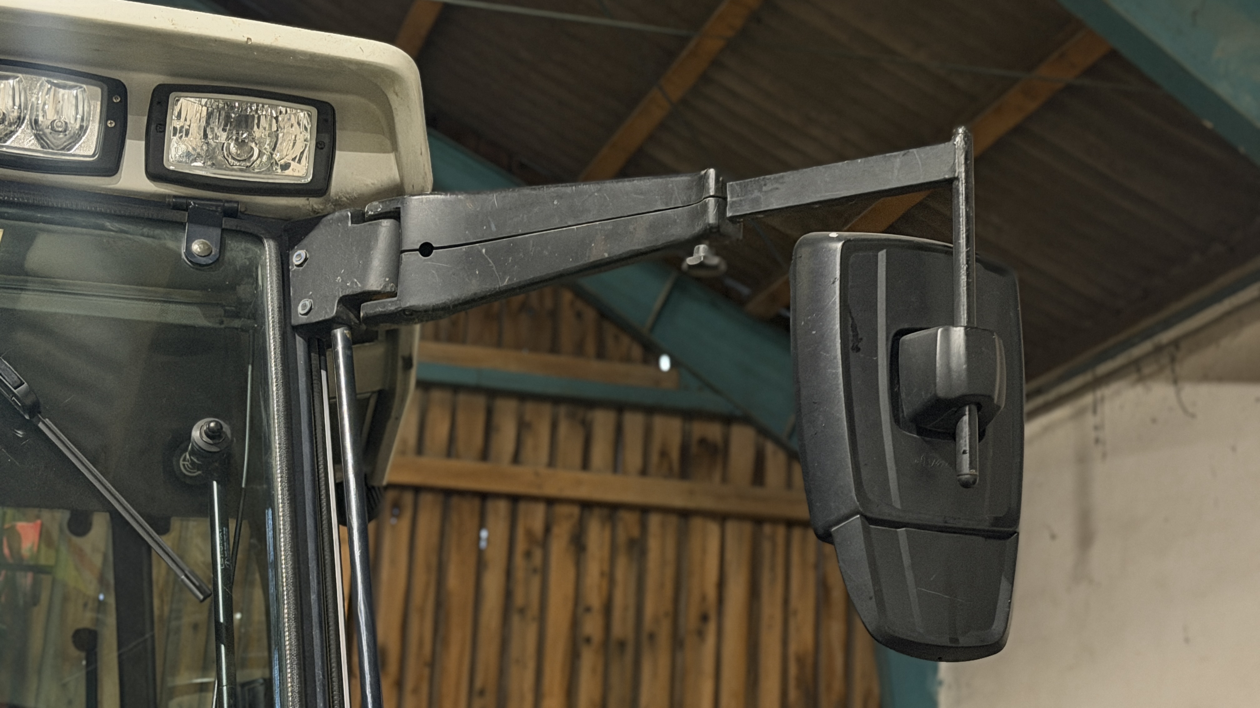 Deutz Spiegelhalter mit Teleskopstange