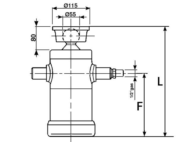 mehrstufiger teleskopi scher hydraulik zylinder für muldenkipper und  bergbau