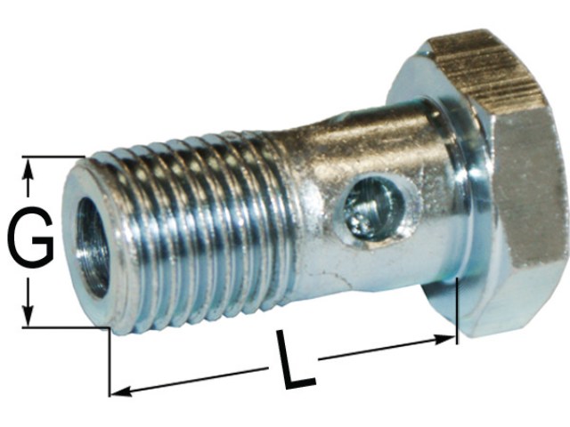 Hohlschraube für Bremsleitung mit Entlüftungsschraube (VEN05-VEN11)