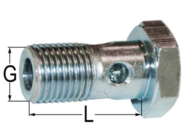 M12 x 1.5 Edelstahl-Hohlschraube mit Restriktor (passend für Astra OP