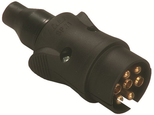 Anhänger Ersatzteil AV10-960545 - 7 poliger Stecker PVC geschraubt