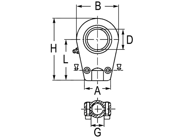 Motorsport Gelenkkopf M16x1,5 rechts