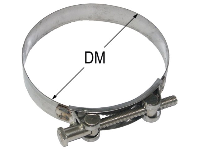 Schlauchklemme Edelstahl, 18 – 25 mm, für Holder Feldspritzleitung