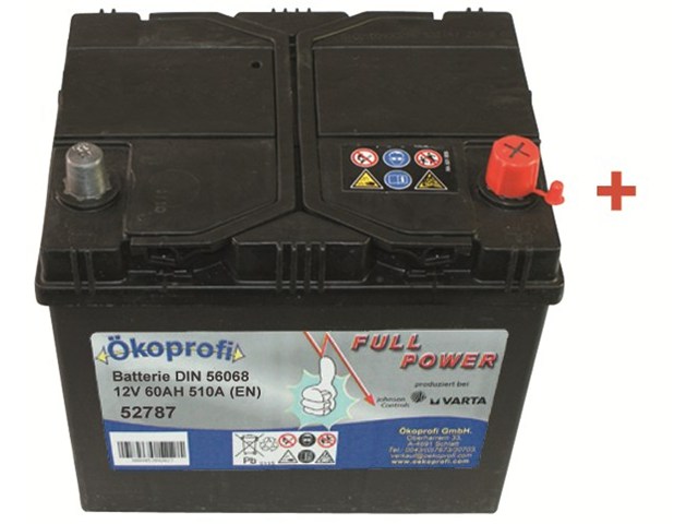 Batterie de voiture 60Ah/680A BPROAUTO PRO-04220001