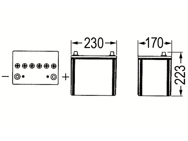 Autobatterie US Frontpol 56010 12V 60Ah 650a günstig kaufen