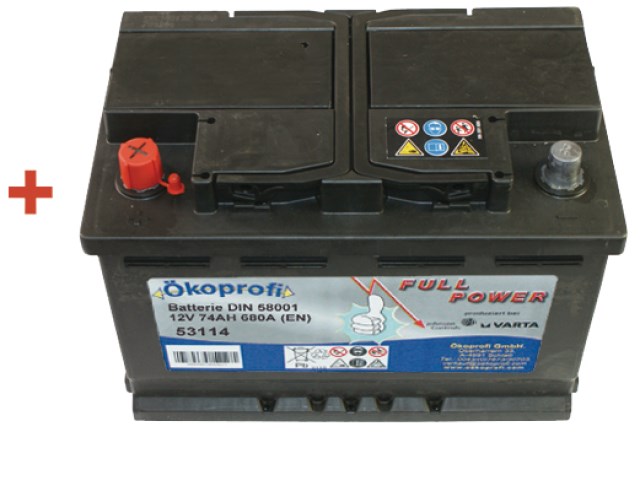 Neue 12V 68Ah, AGB Batterie, Original VW