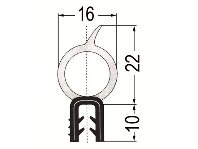 29012 Kantenschutz mit Dichtung - Kempf Ersatzteile