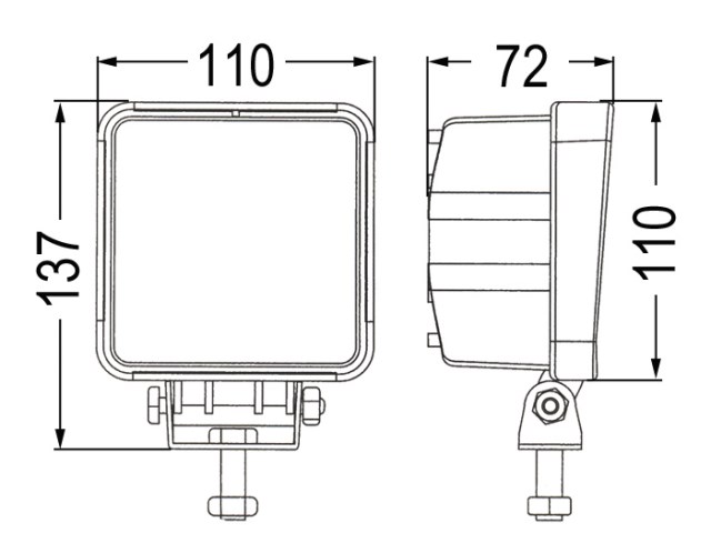 LED-Arbeitsscheinwerfer Lungo günstig online kaufen – 110183: ProLux