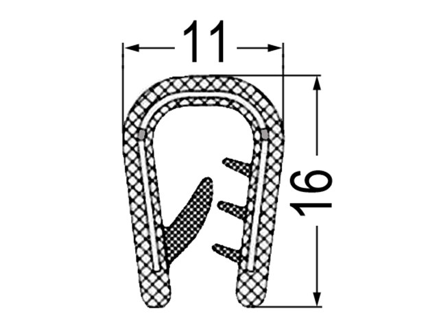 29012 Kantenschutz mit Dichtung - Kempf Ersatzteile