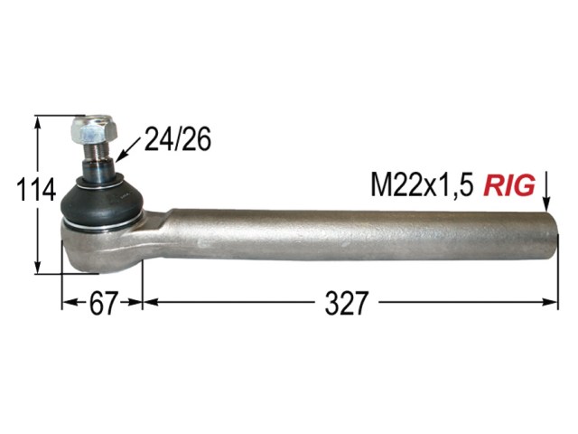 Kreuzgelenk L = 120 mm 06230075 zu Deutz-Fahr